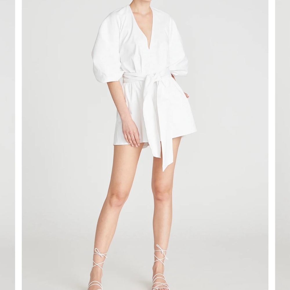 NWT AMUR White Romper